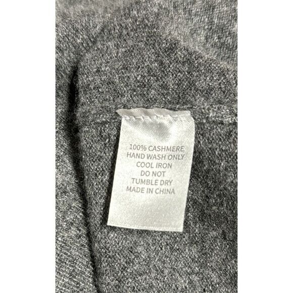 Wyse London Gray Cashmere Lightning Bolt Sweater Size 2 - Picture 6 of 7
